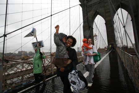 World March for Peace Kid Raising Fist