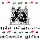 Sadie and Mitzi hand made clothing, jewelry, art, and cards mostly crafted in the San Francisco Bay Area.